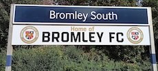 Bromley South station sign