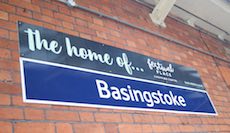Basingstoke station sign