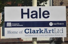 Hale station sign