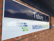 Tisbury station sign